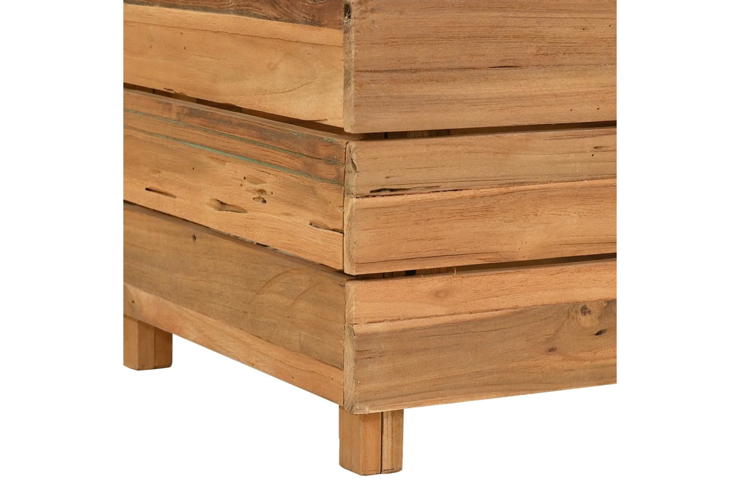 vidaXL Raised Bed 100x40x55cm Recycled Teak Wood And Steel-7