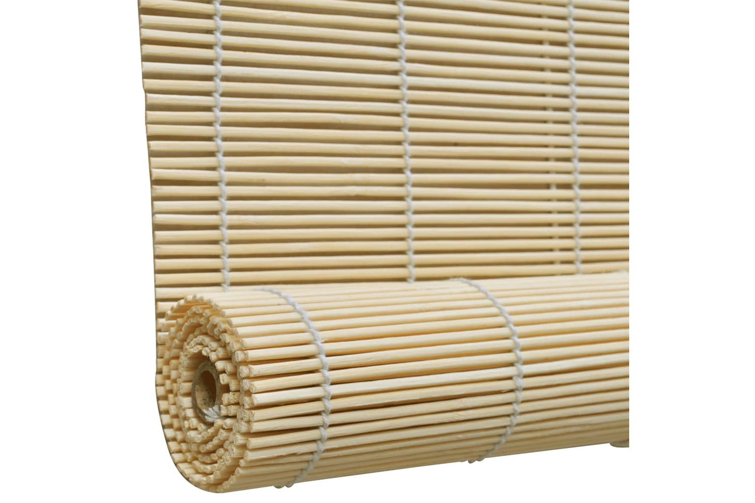 Vidaxl Natural Bamboo Roller Blinds 120 X 220 Cm-4