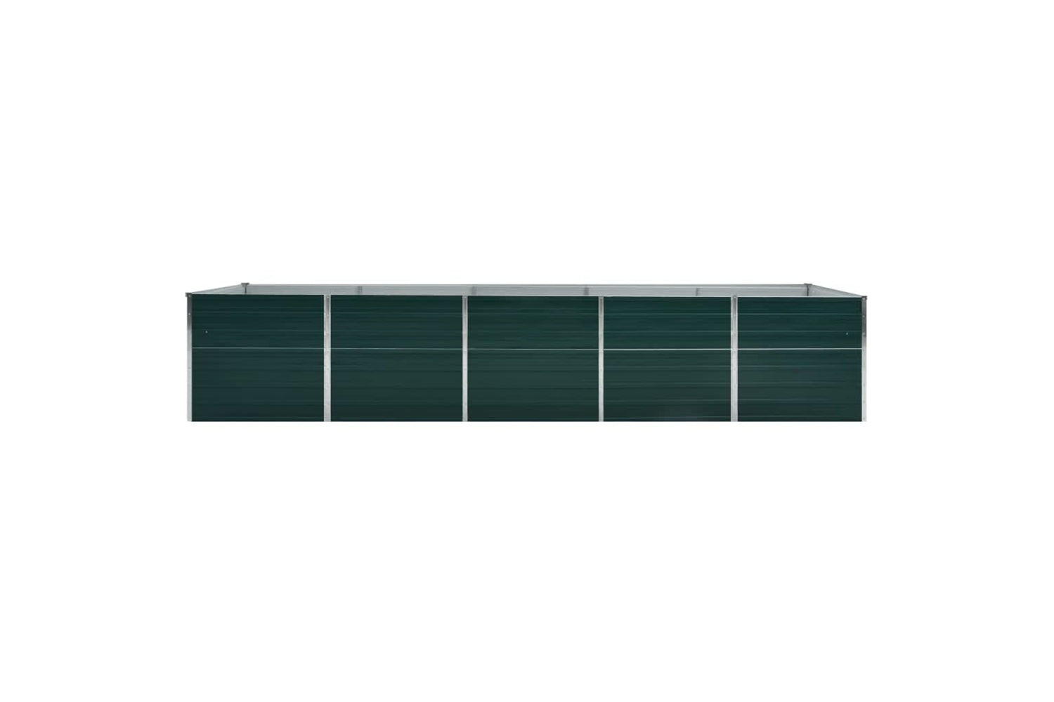 vidaXL 47057 Garden Raised Bed Galvanised Steel 400x80x45cm Green-3