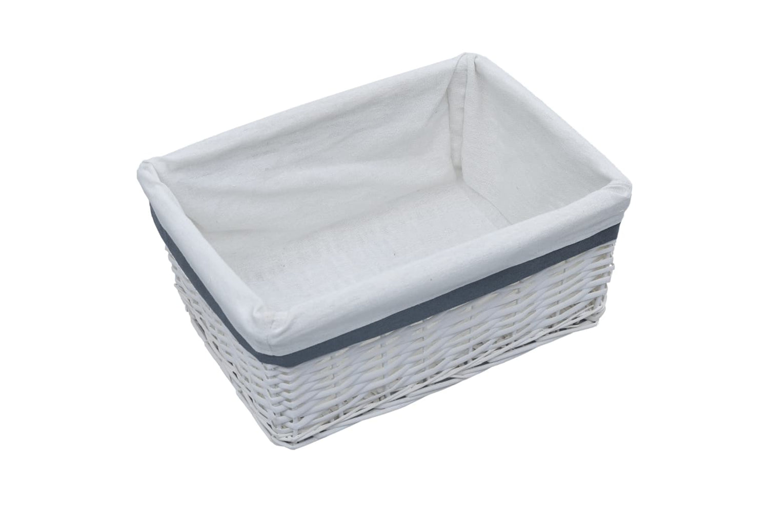 Vidaxl 286976 3 Piece Nesting Basket Set White Willow-3