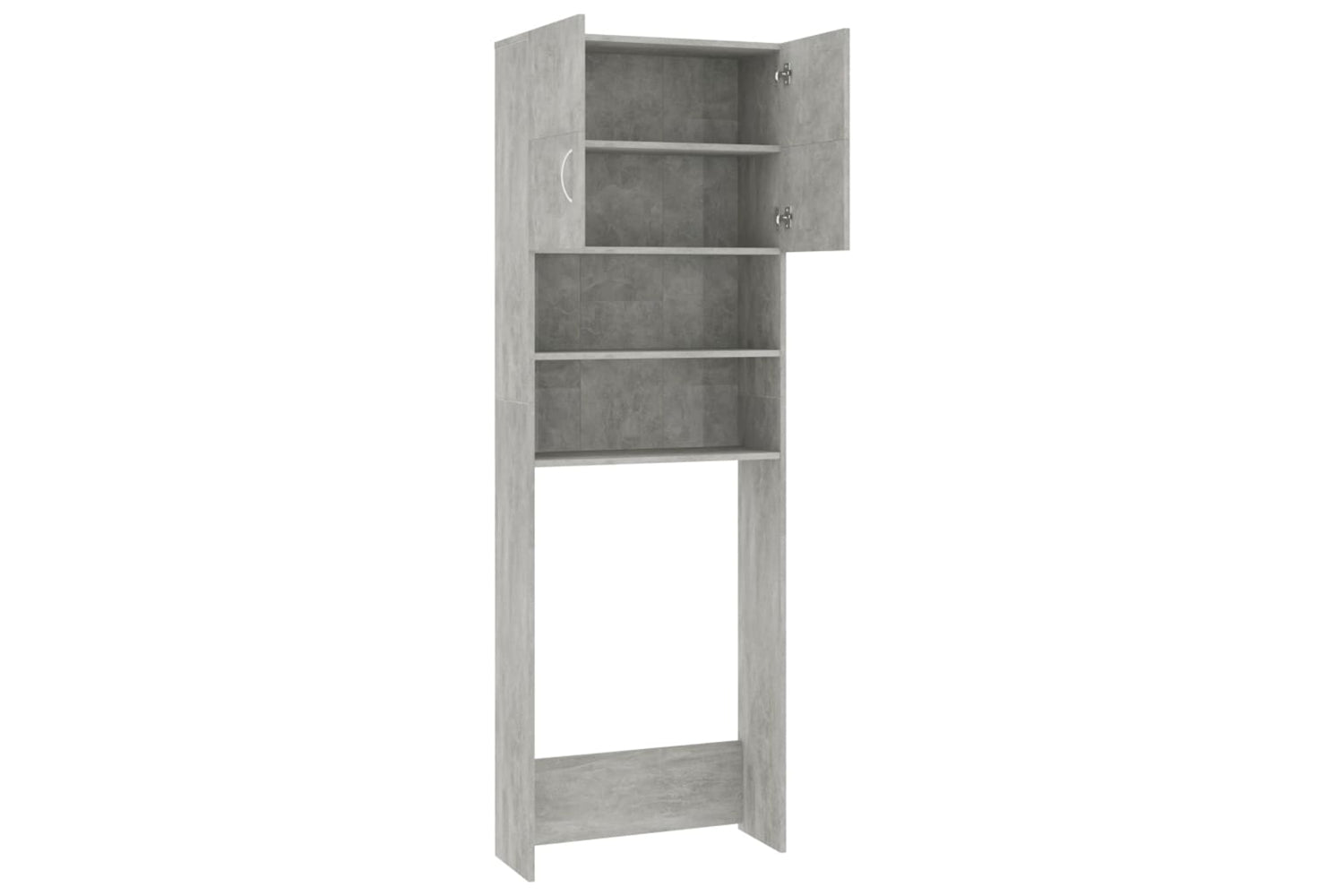vidaXL 800031 Washing Machine Cabinet Concrete Grey 64x25.5x190cm Engineered Wood-6