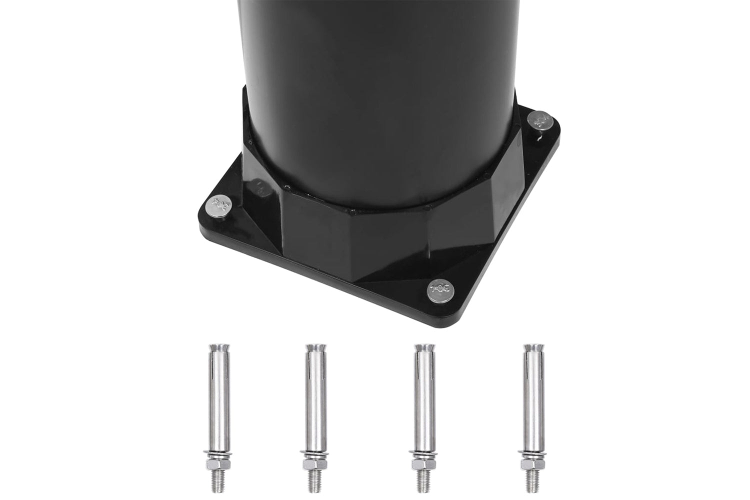vidaXL 92295 Garden Solar Shower Black 215cm 8 L-9