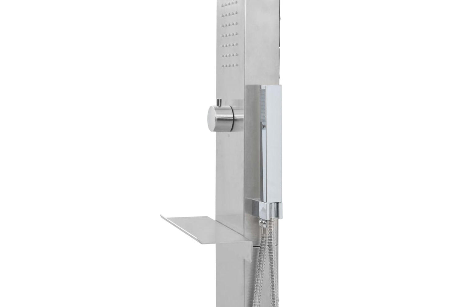 Vidaxl 3051290 Outdoor Shower With Tray Wpc Stainless Steel-7