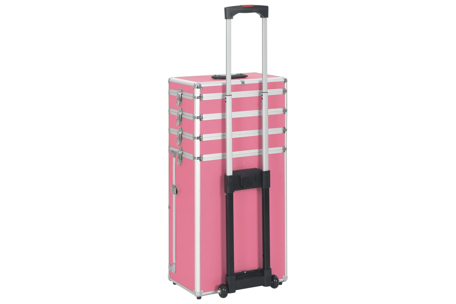 vidaXL 91813 Make-up Trolley Aluminium Pink-4