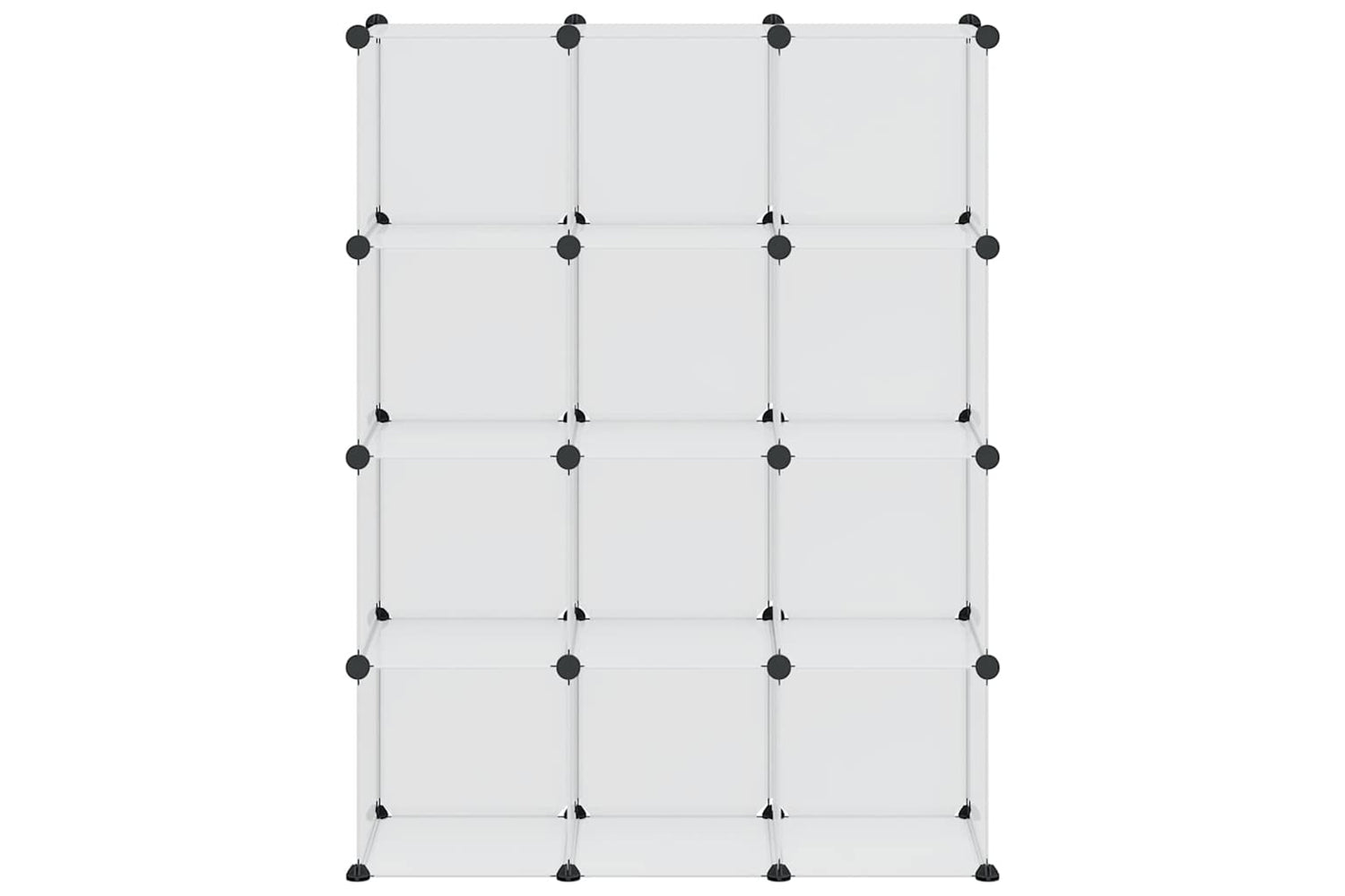 Vidaxl 340550 Storage Cube Organiser With 12 Cubes Transparent Pp-4