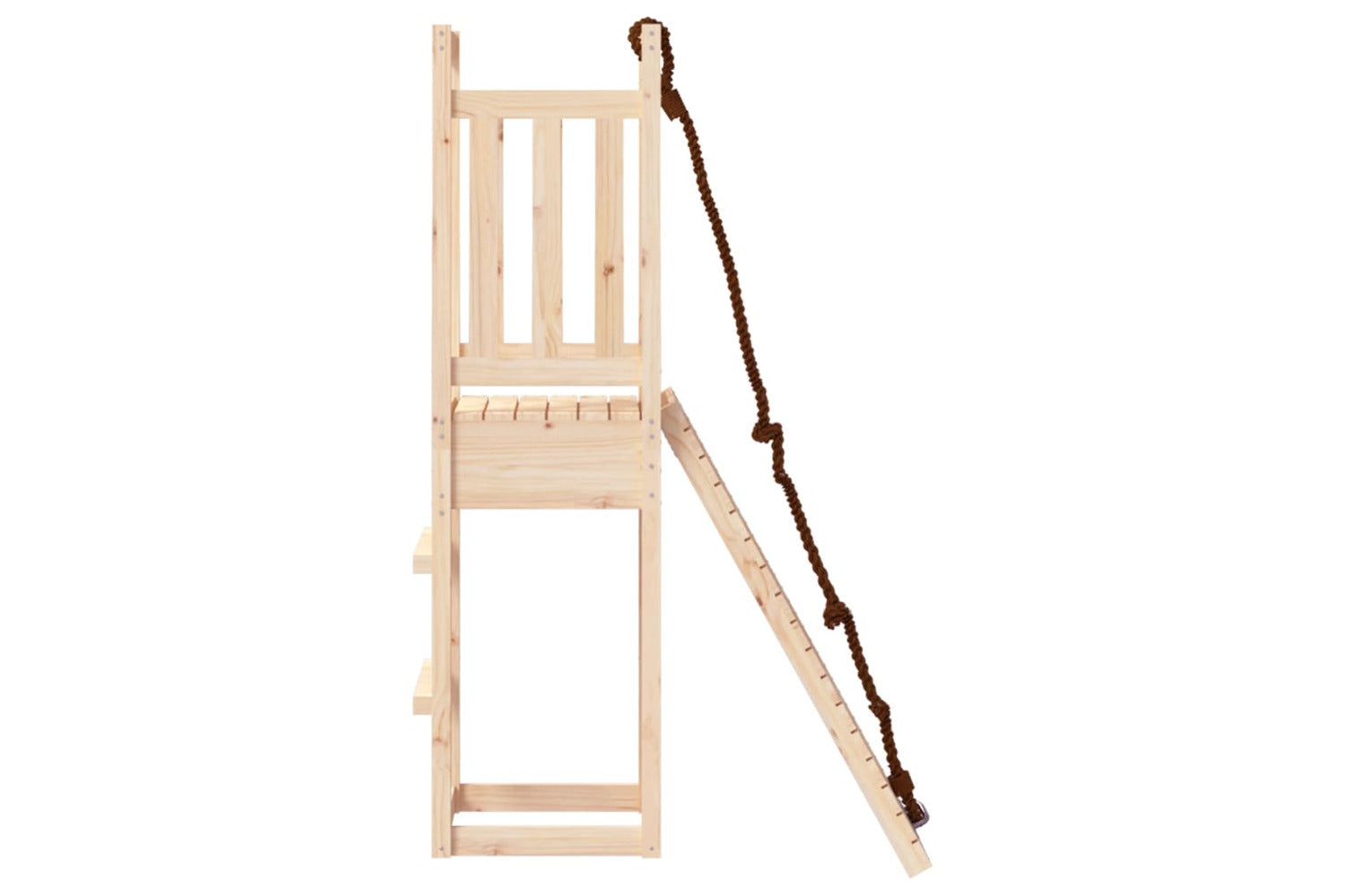Vidaxl 3155945 Playhouse With Climbing Wall Solid Wood Pine-6