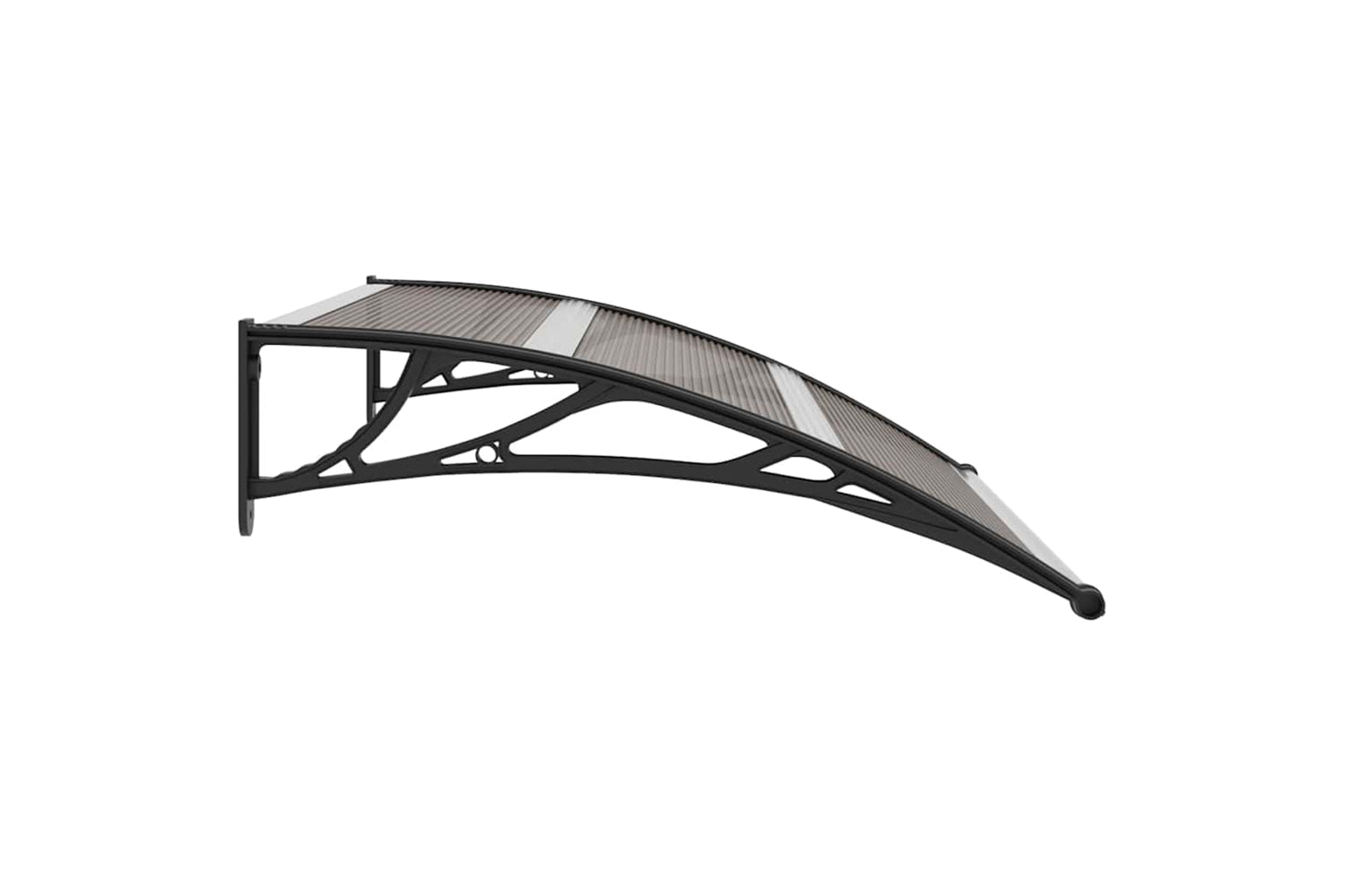 vidaXL 45633 Door Canopy Black 120x100cm Pc-4