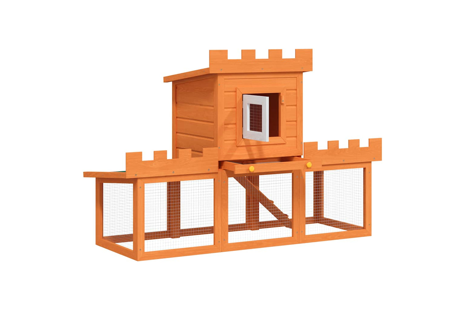 Vidaxl 170173 Outdoor Large Rabbit Hutch House Pet Cage Single House-2