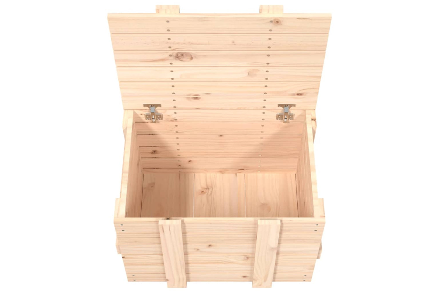 vidaXL 824993 Storage Box 58x40.5x42cm Solid Wood Pine-8