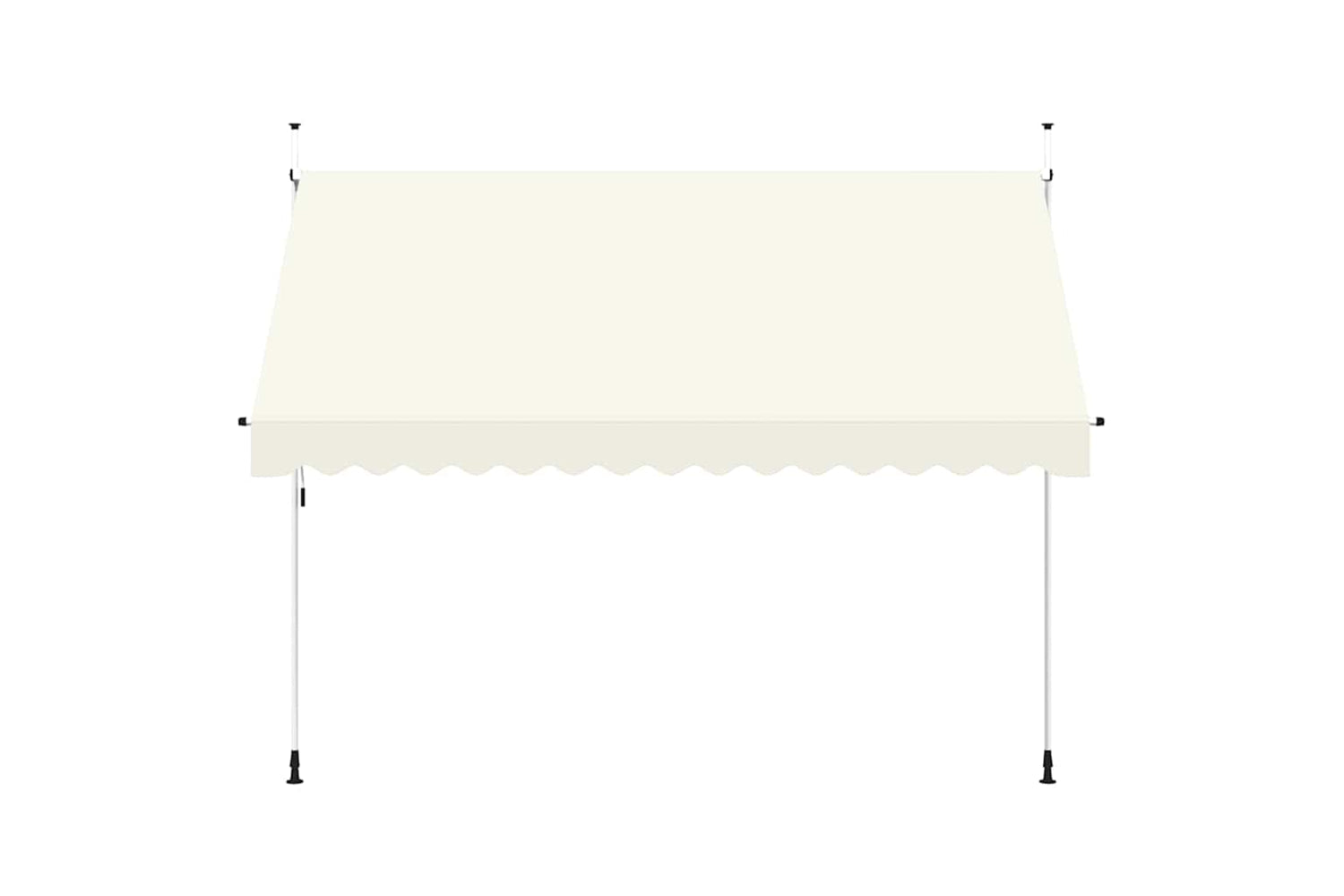 vidaXL 143697 Manual Retractable Awning 350cm Cream-2