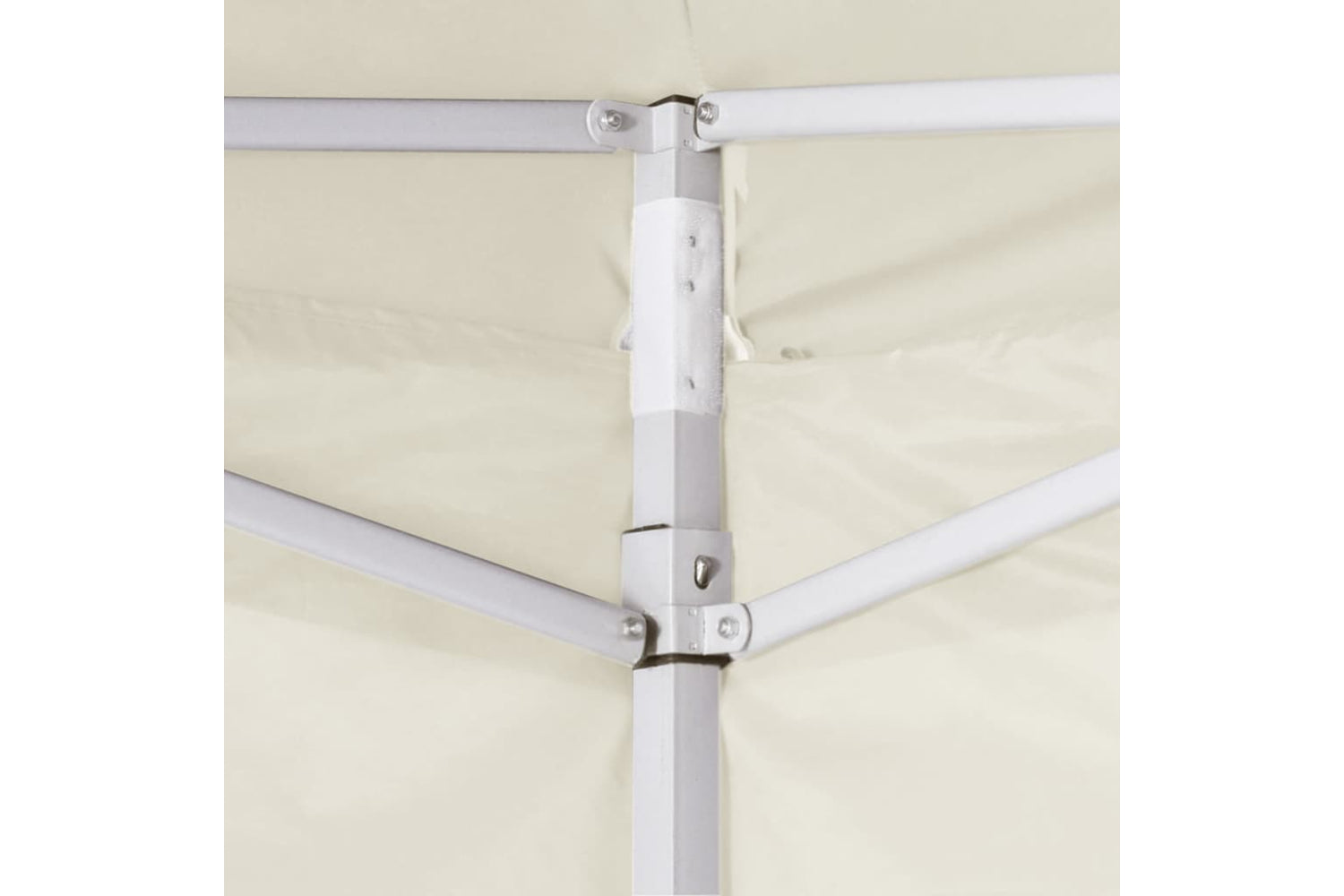 Vidaxl Foldable Tent 3x3 M With 4 Walls Cream-4