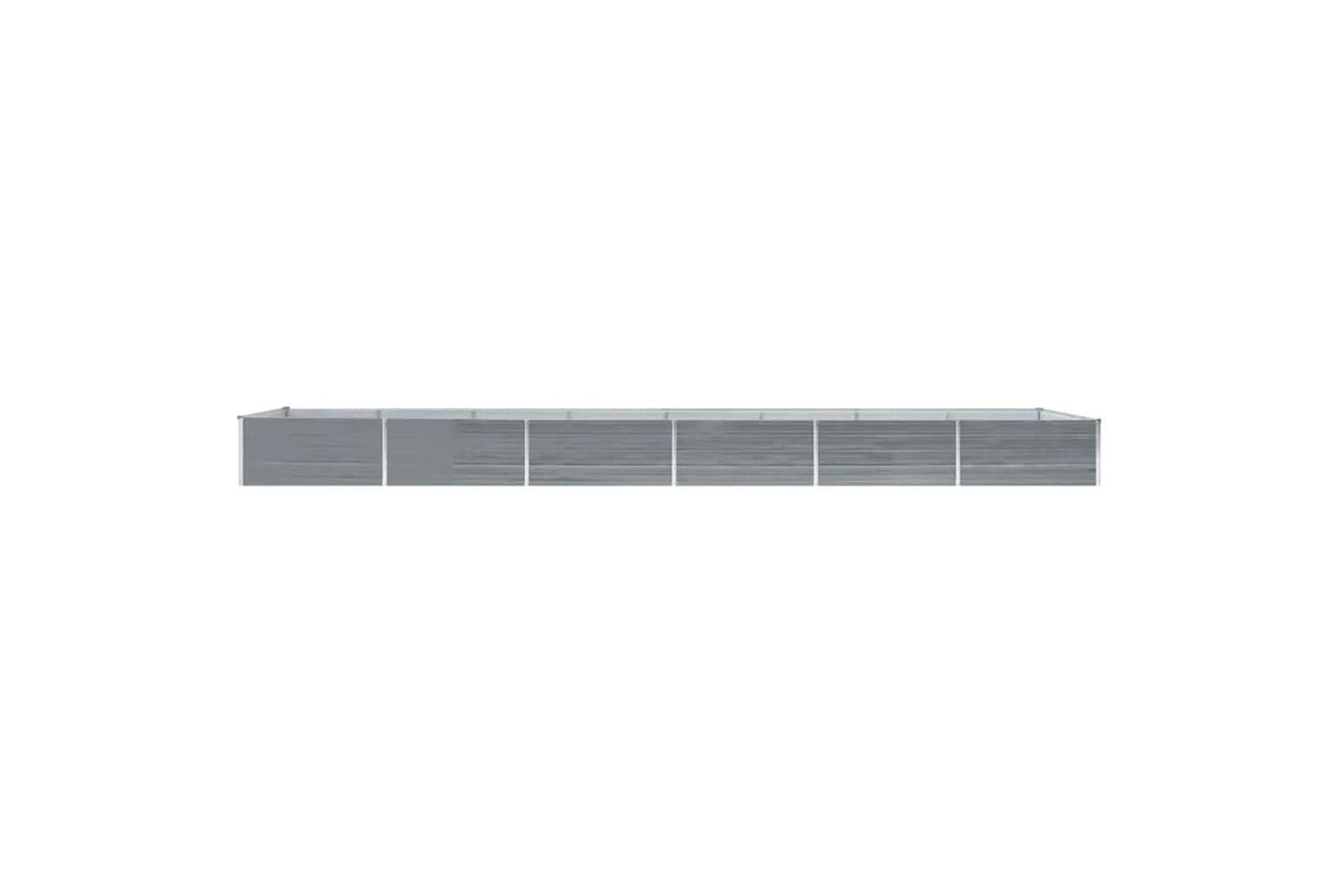 vidaXL 47072 Garden Raised Bed Galvanised Steel 600x80x45cm Grey-3