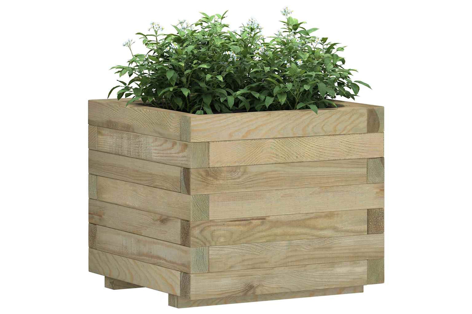 vidaXL 41659 Raised Bed 50x50x40cm Wood Square-4