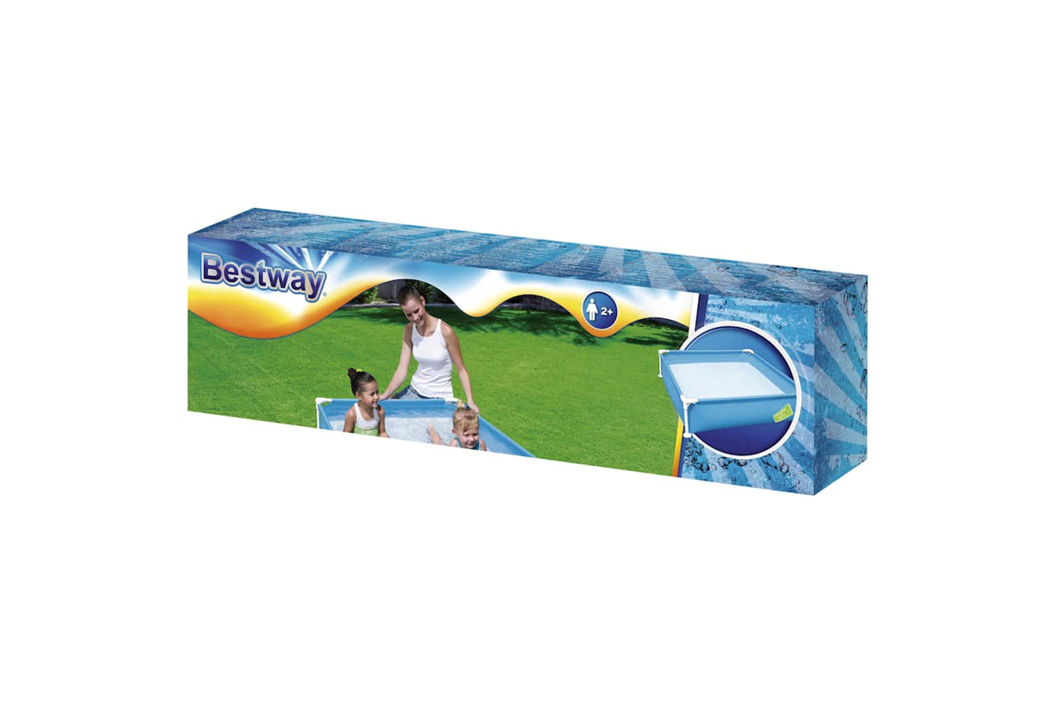 Bestway 92868 My First Frame Pool 122x122x30.5 Cm-2