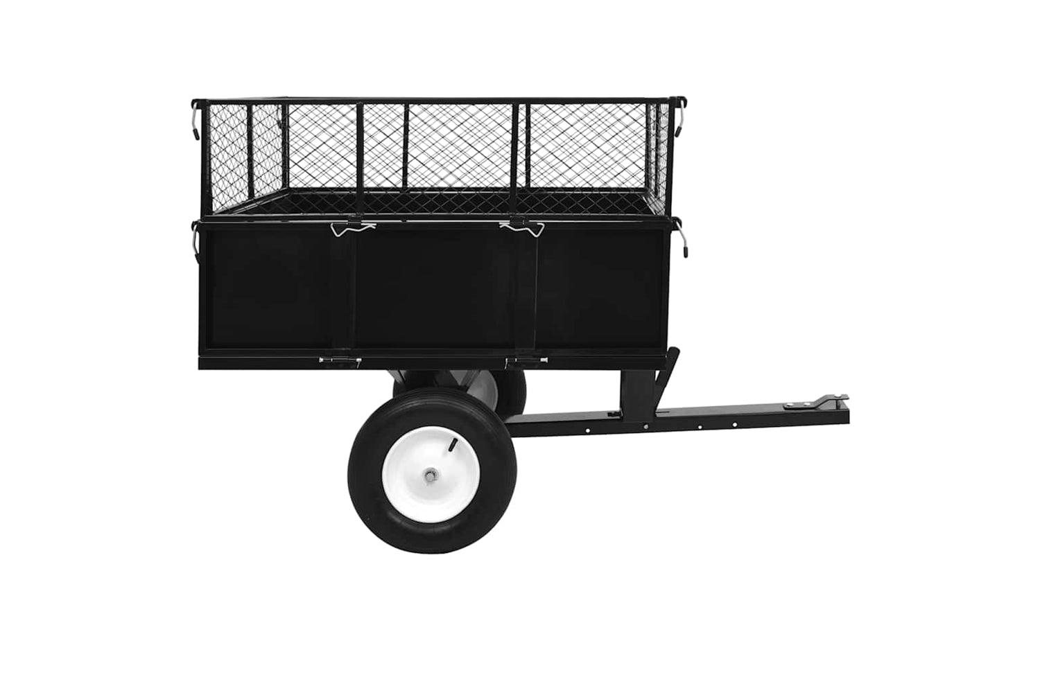 Vidaxl Tipping Trailer For Lawn Mower 300 Kg Load-3
