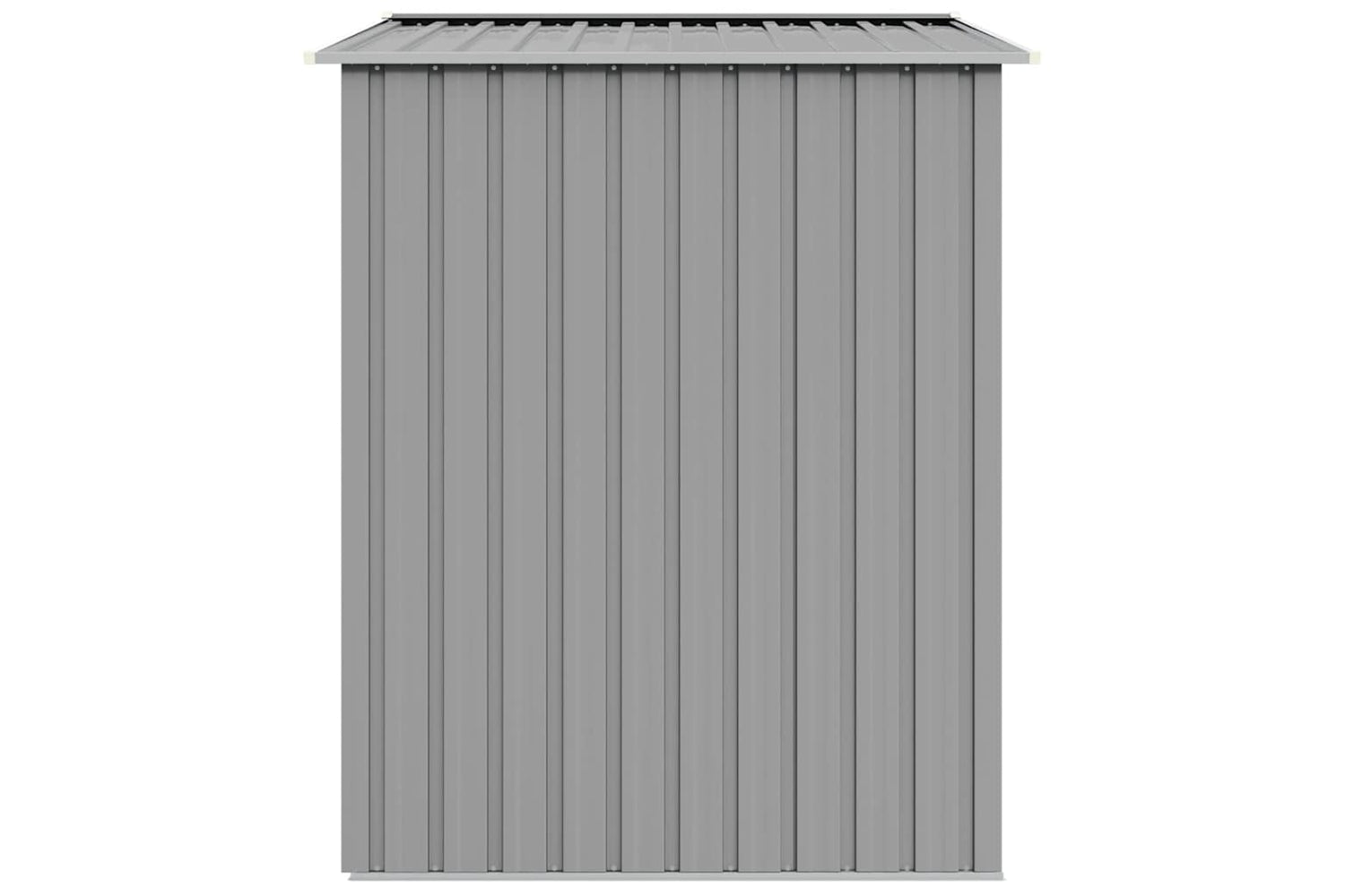 vidaXL 46298 Garden Shed Grey 205x129x183cm Galvanised Steel-5