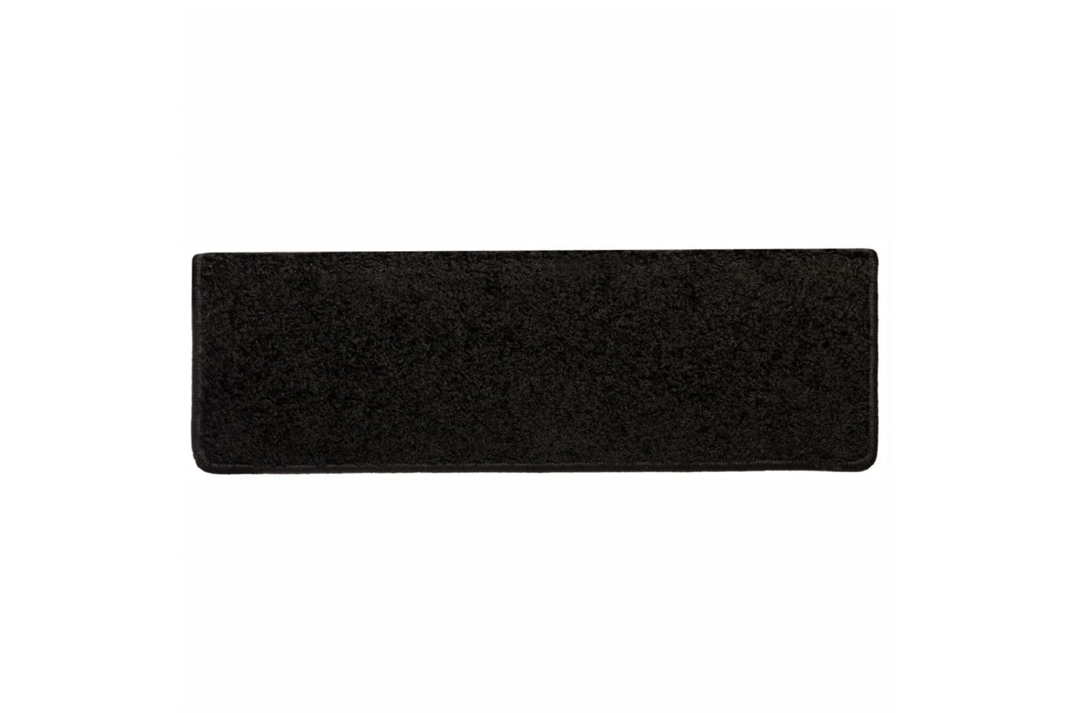 vidaXL Stair Mats 10 Pcs 65x21x4cm Black-3