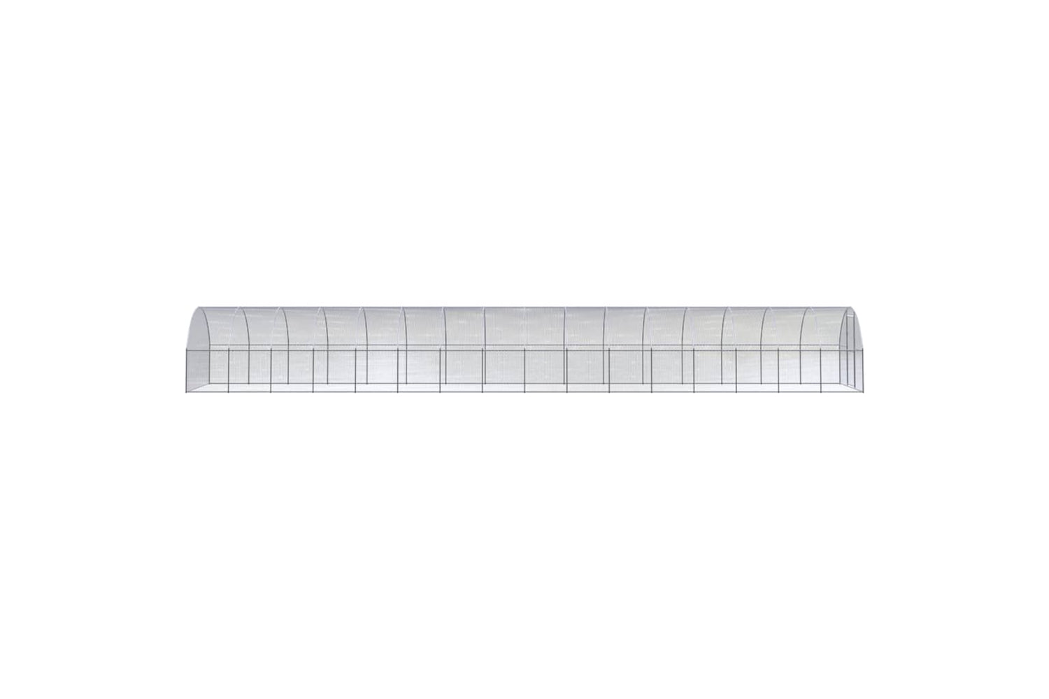 Vidaxl 3095469 Outdoor Chicken Coop 3x16x2 M Galvanised Steel-3
