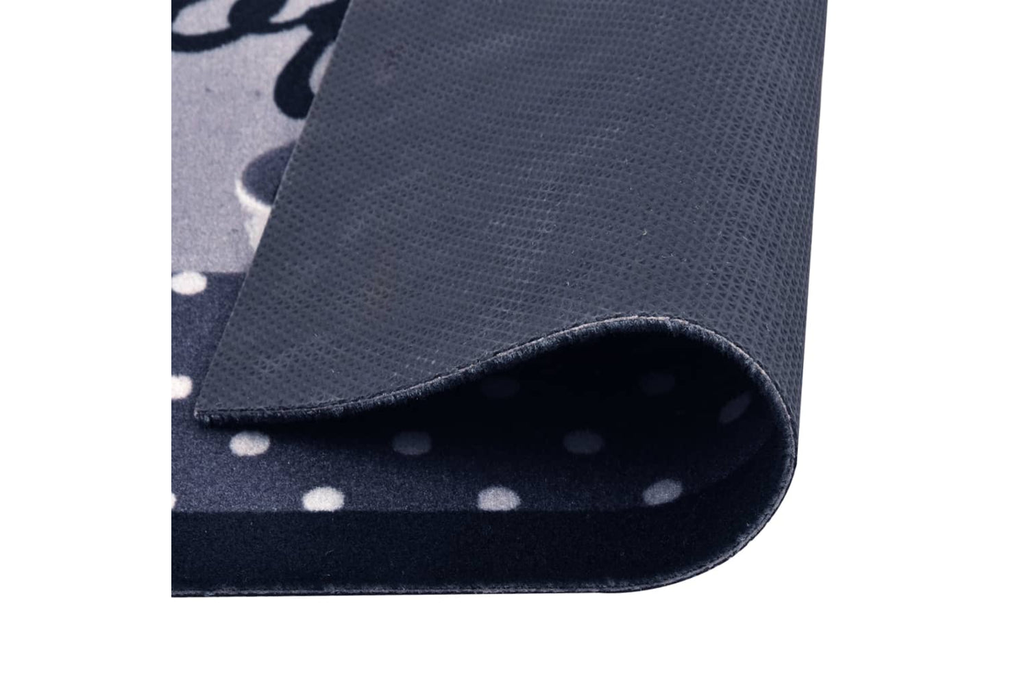 vidaXL 315967 Kitchen Carpet Washable Coffee Blue 45x150cm-3