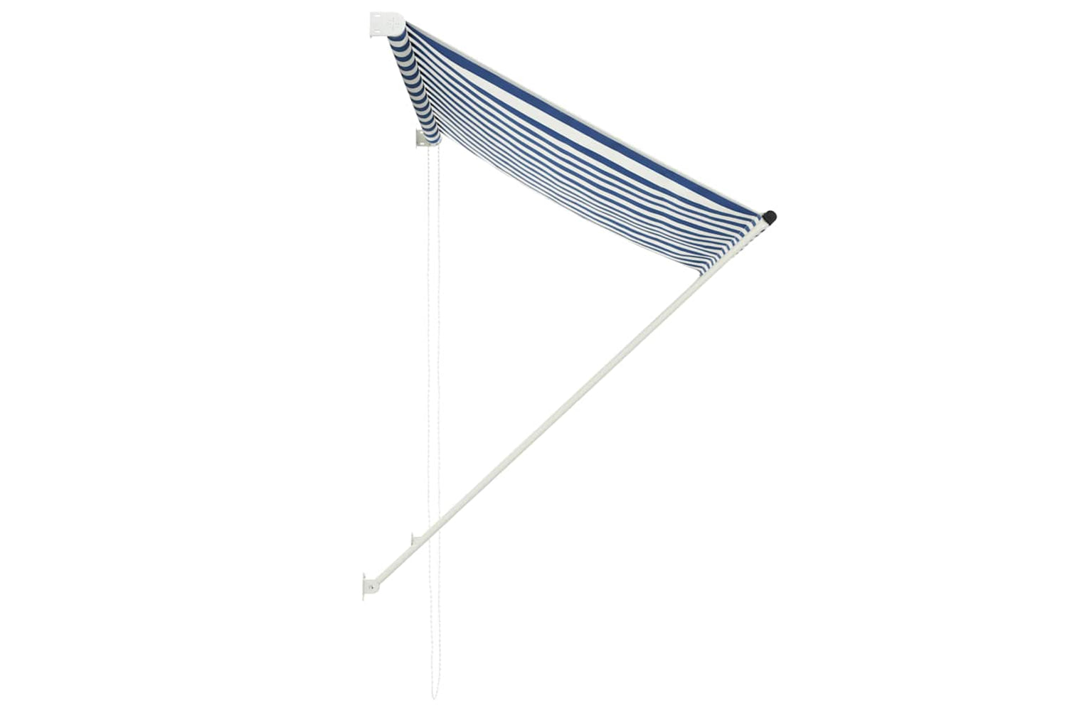 vidaXL 145889 Retractable Awning 100x150cm Blue And White-3