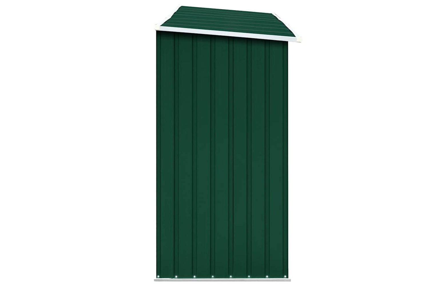 vidaXL 47083 Garden Log Storage Shed Galvanised Steel 330x84x152cm Green-6