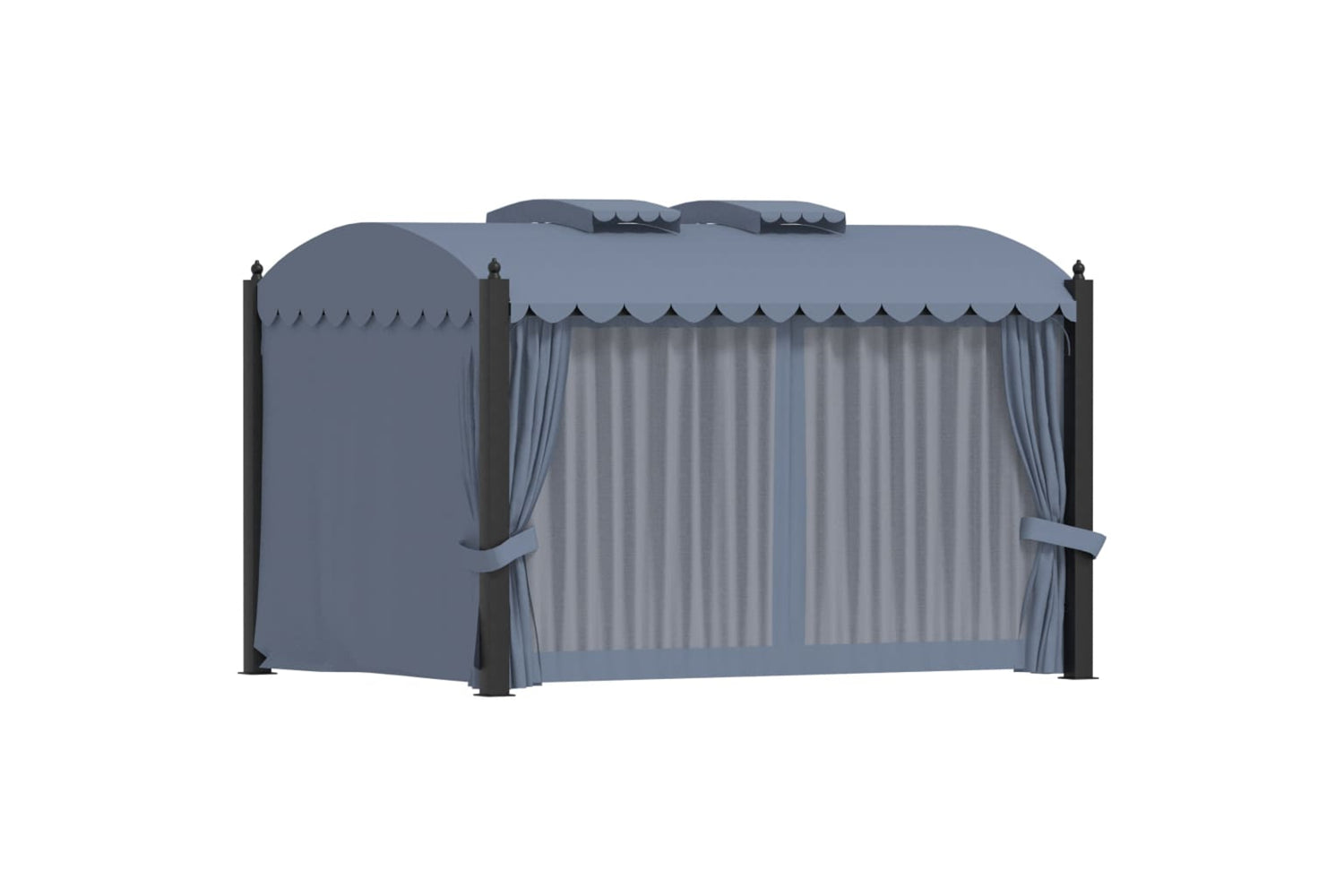 Vidaxl 48056 Gazebo With Curtains 3x4 M Anthracite Steel-6