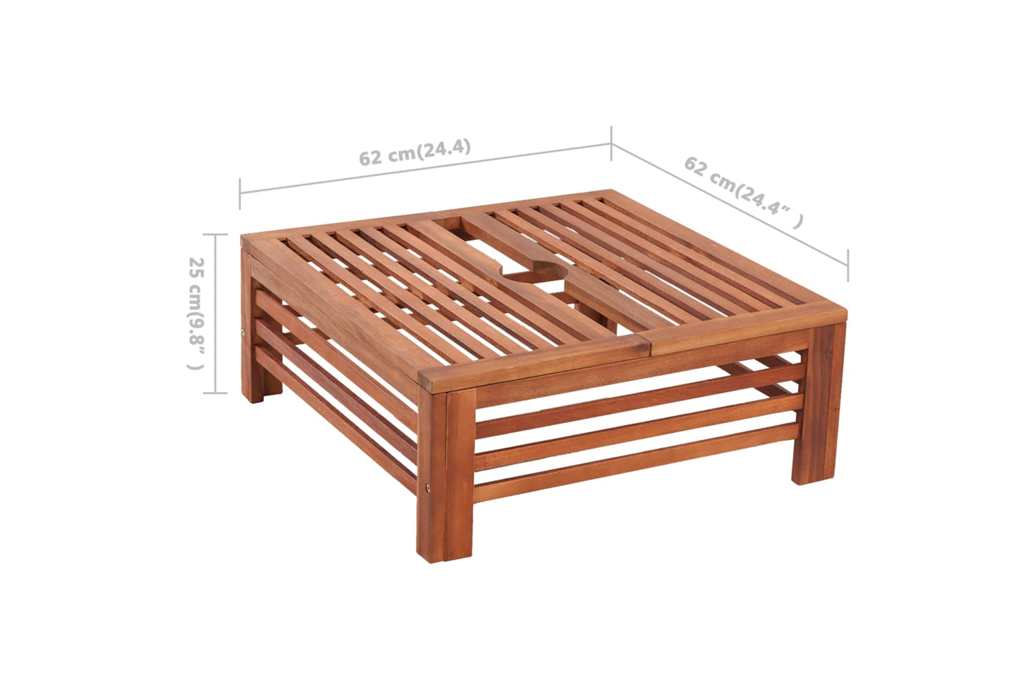 Vidaxl 41449 Wooden Parasol Stand Cover-5