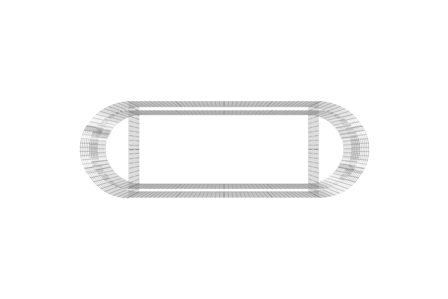vidaXL 152046 Gabion Raised Bed Galvanised Iron 300x100x100cm-5