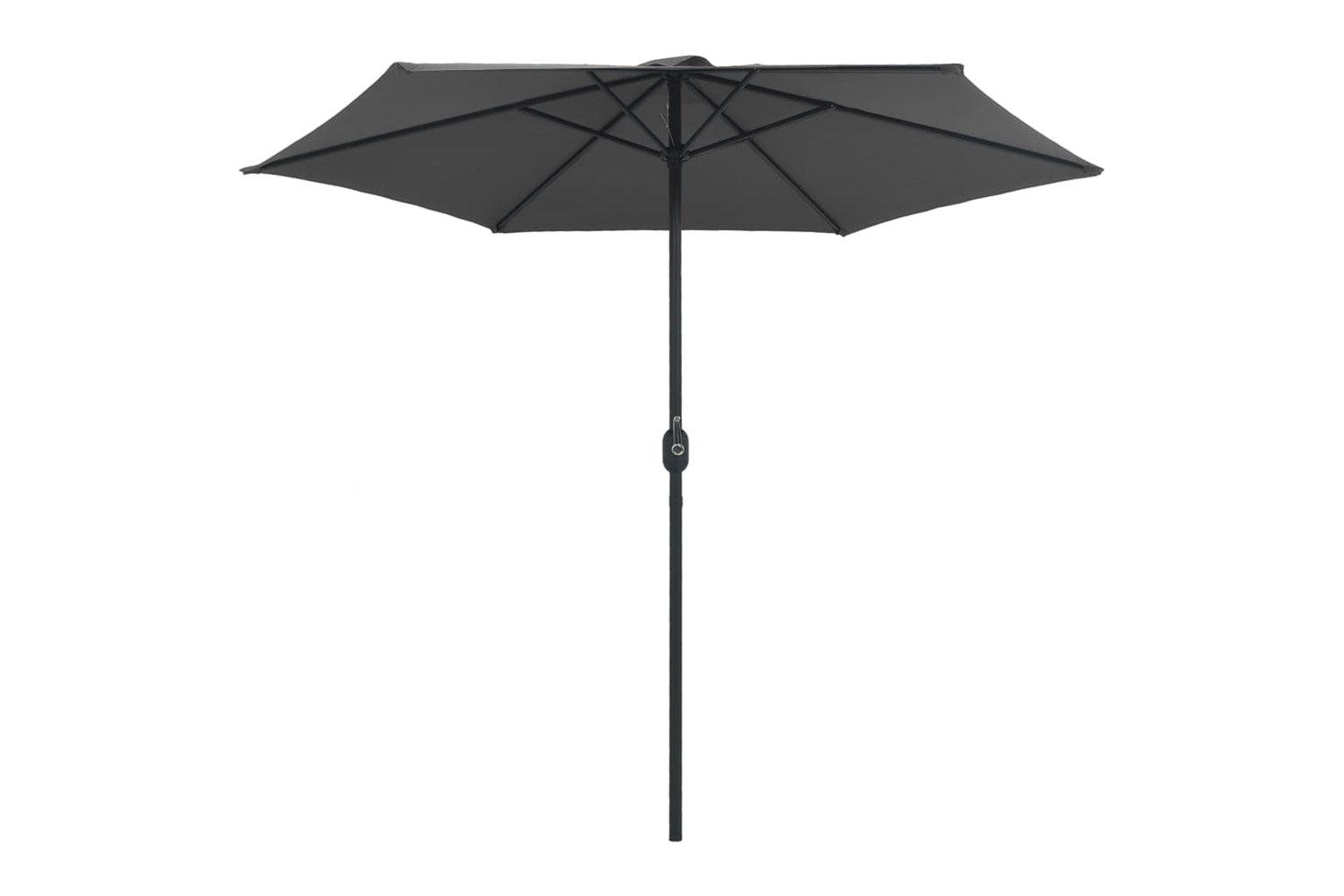 vidaXL 47346 Outdoor Parasol With Aluminium Pole 270x246cm Anthracite-3