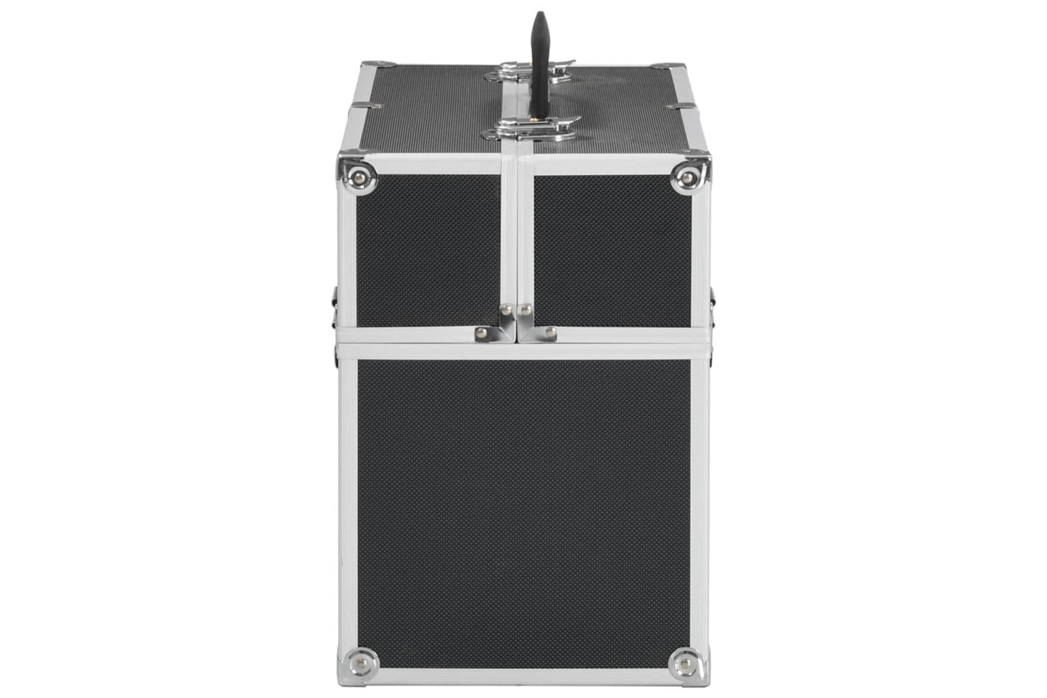 vidaXL 91833 Make-up Case 38x23x34cm Black Aluminium-4