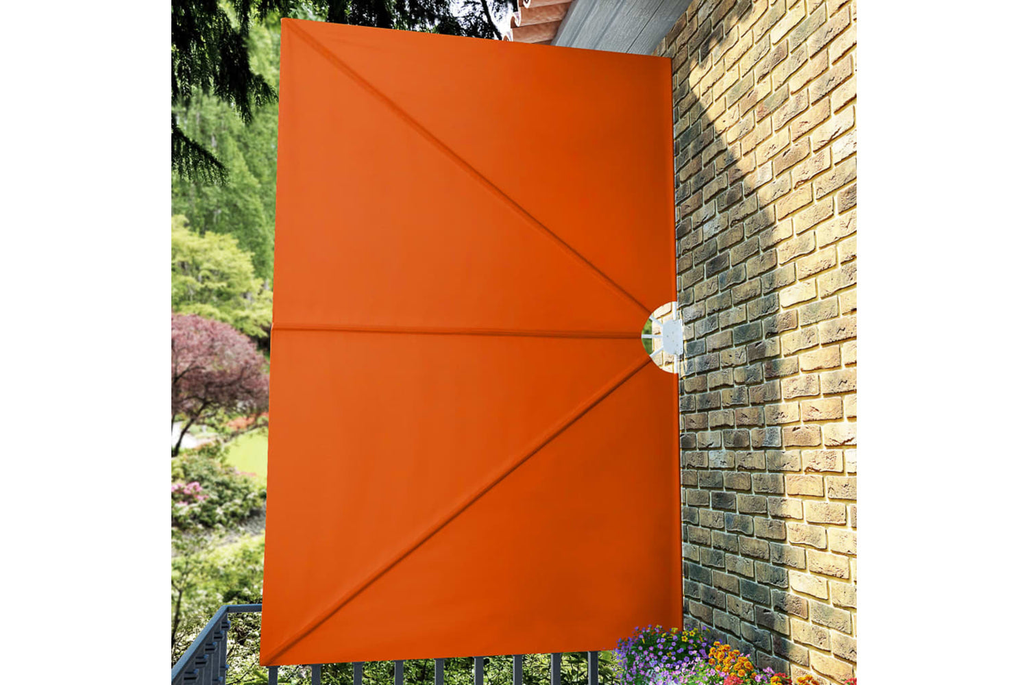 vidaXL 44573 Collapsible Terrace Side Awning Terracotta 300x200cm-3