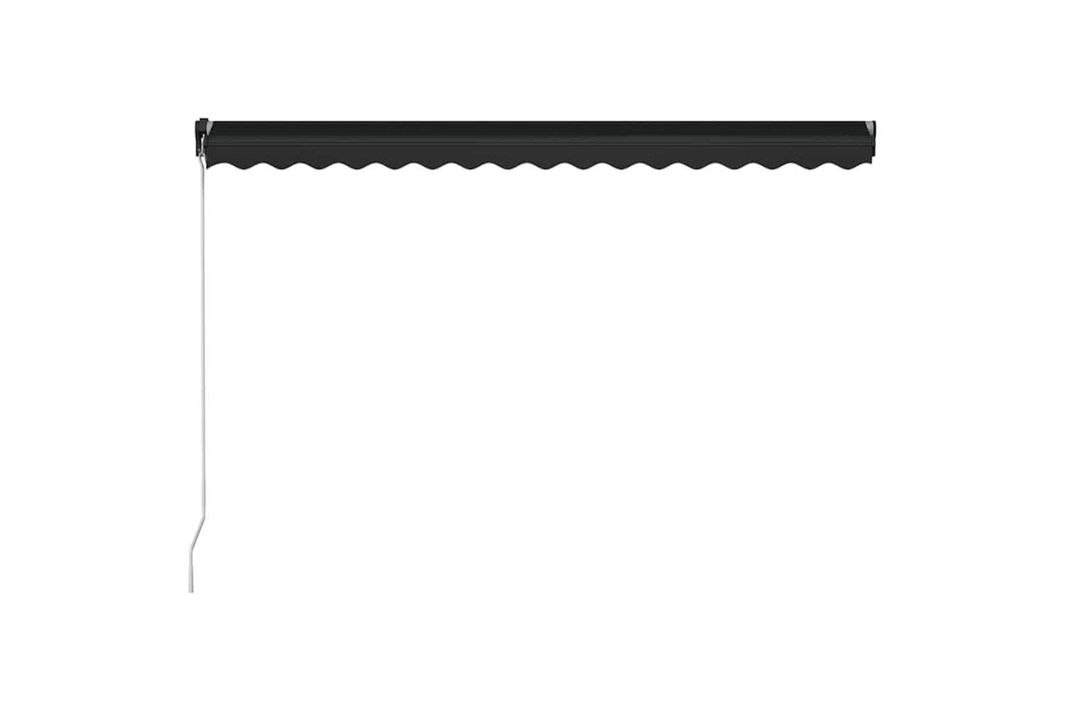 Vidaxl Manual Retractable Awning With Led 450x300 Cm Anthracite-5
