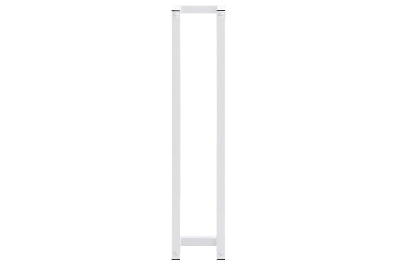 vidaXL 336116 Towel Rack White 12.5x12.5x60cm Steel-3