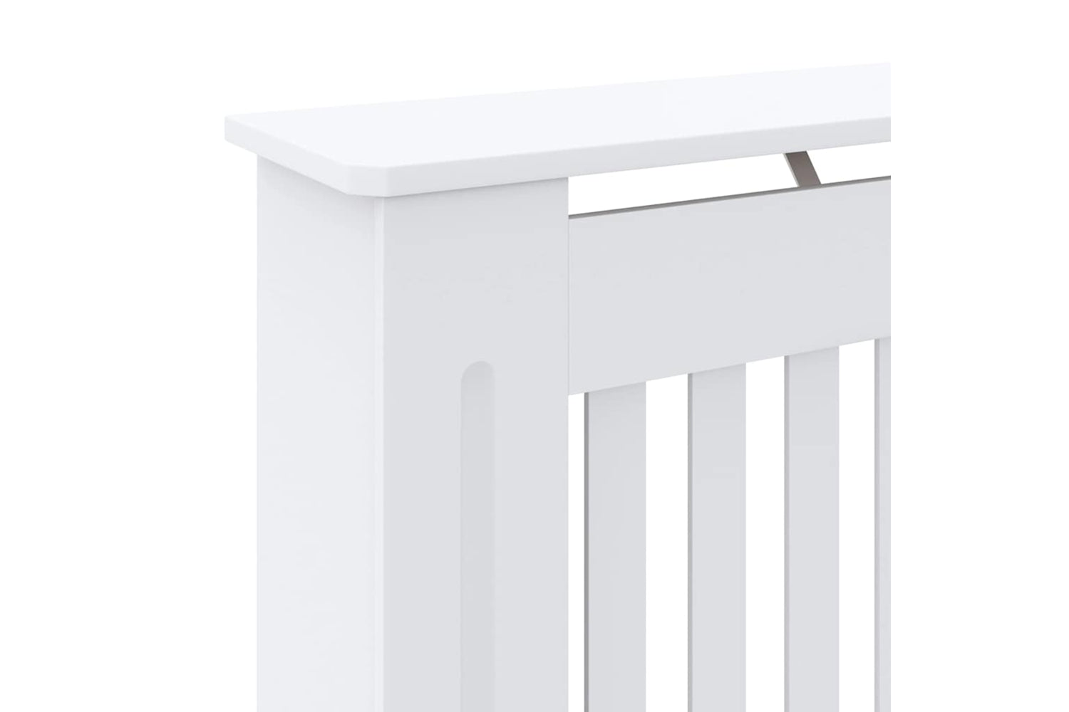 vidaXL Mdf Radiator Cover White 78cm-5
