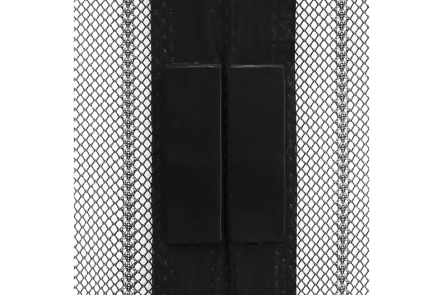 vidaXL 314687 Insect Door Curtains 2 Pcs With Magnet Blocks Black 220x100cm-5