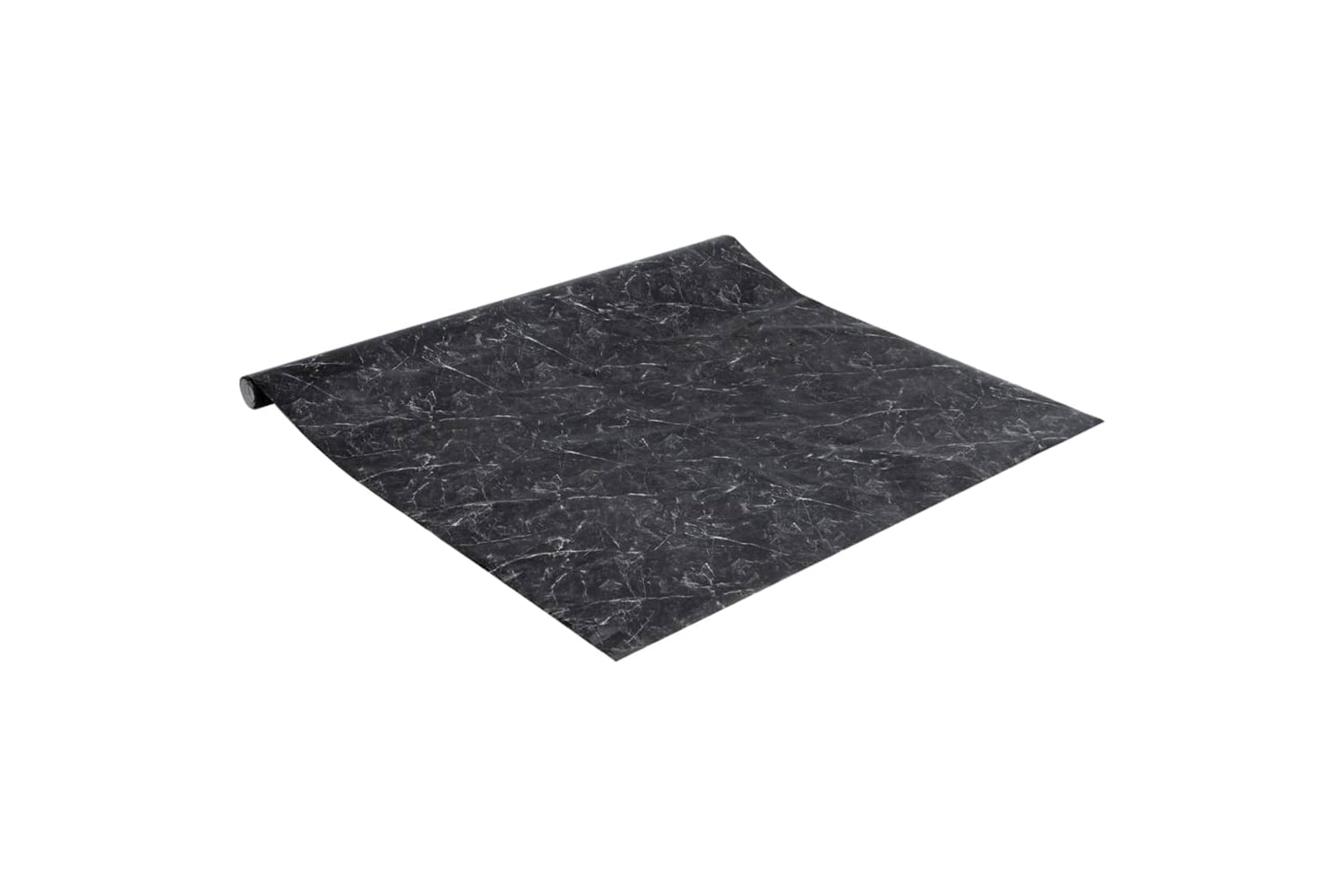 vidaXL 3206488 Furniture Stickers Self-adhesive Marble Black 90x500cm Pvc-4