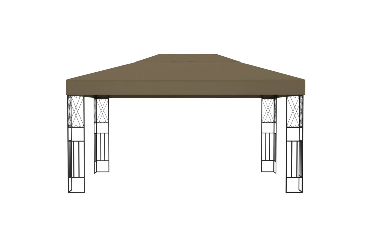 Vidaxl 312270 Gazebo 3x4 M Taupe Fabric-2