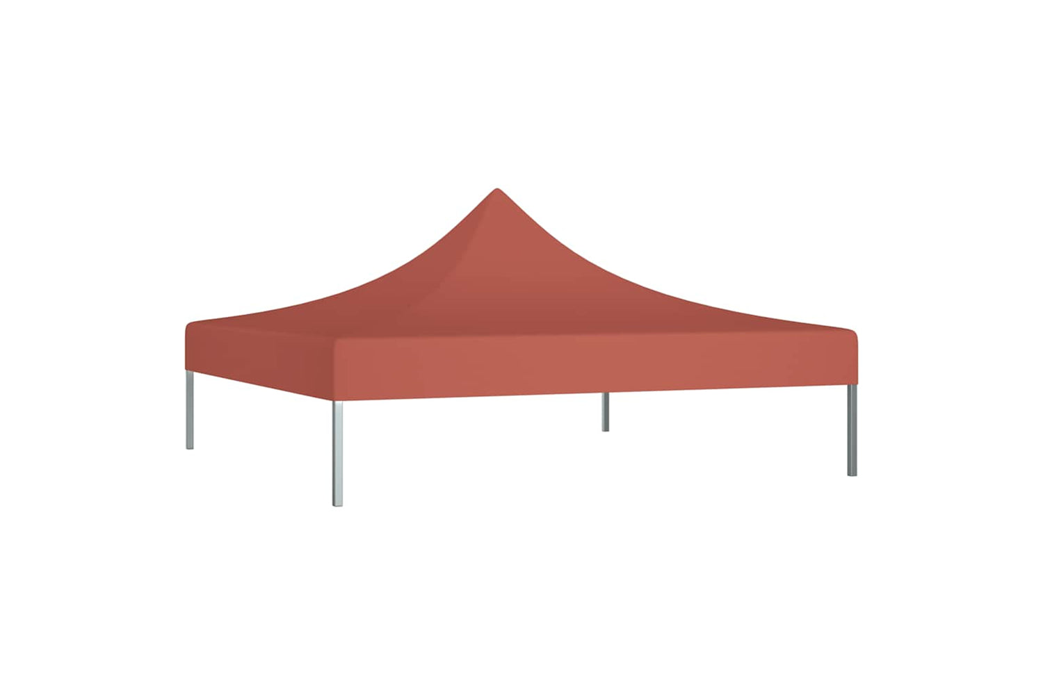 Vidaxl Party Tent Roof 3x3 M Terracotta 270 G/m2-2