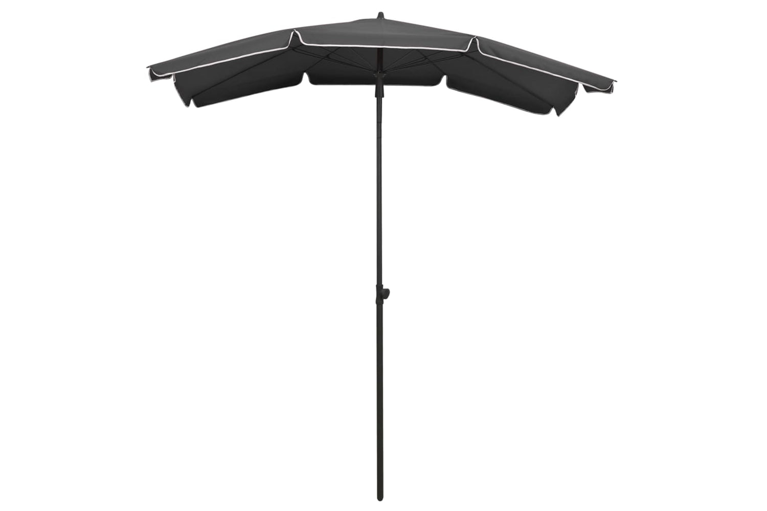 vidaXL 315553 Garden Parasol With Pole 200x130cm Anthracite-2