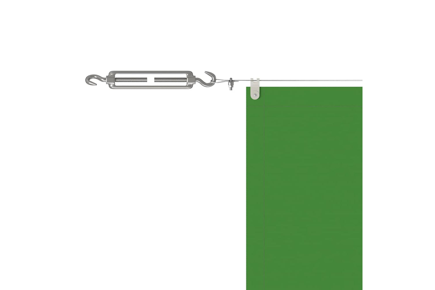 vidaXL 148314 Vertical Awning Light Green 140x600cm Oxford Fabric-3