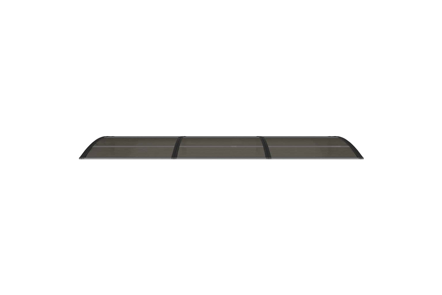 vidaXL Door Canopy Black 300x100cm Polycarbonate-3
