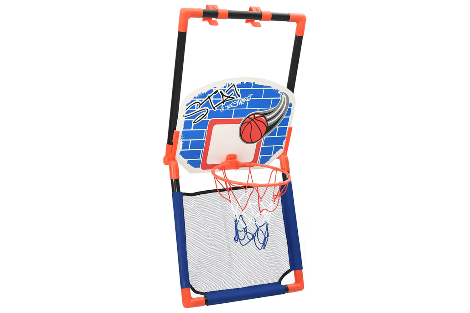 Vidaxl Children Basketball Set Multifunctional Floor And Wall-4