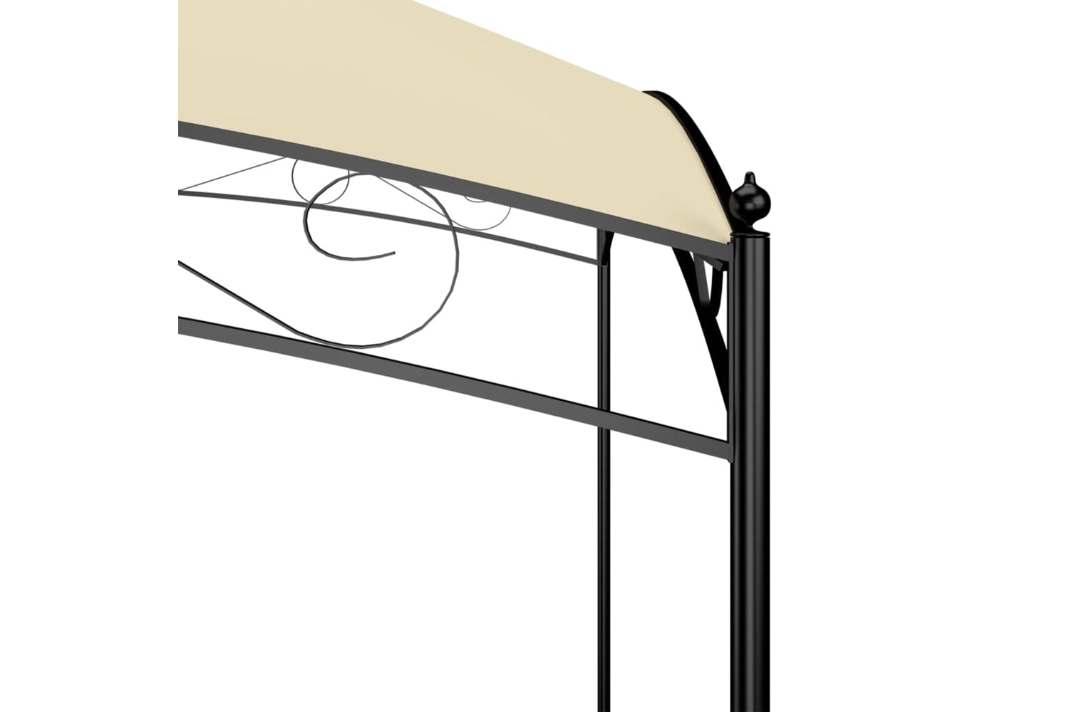 Vidaxl 313906 Gazebo 3x3x2.65 M Cream 180 G/mâ²-4