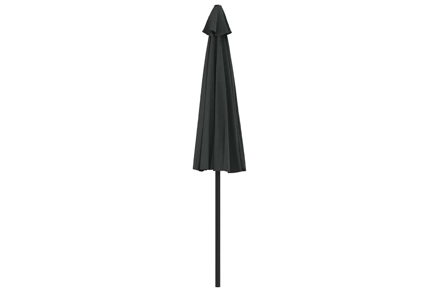 vidaXL 312500 Balcony Parasol With Aluminium Pole Black 270x144x222cm Half-4