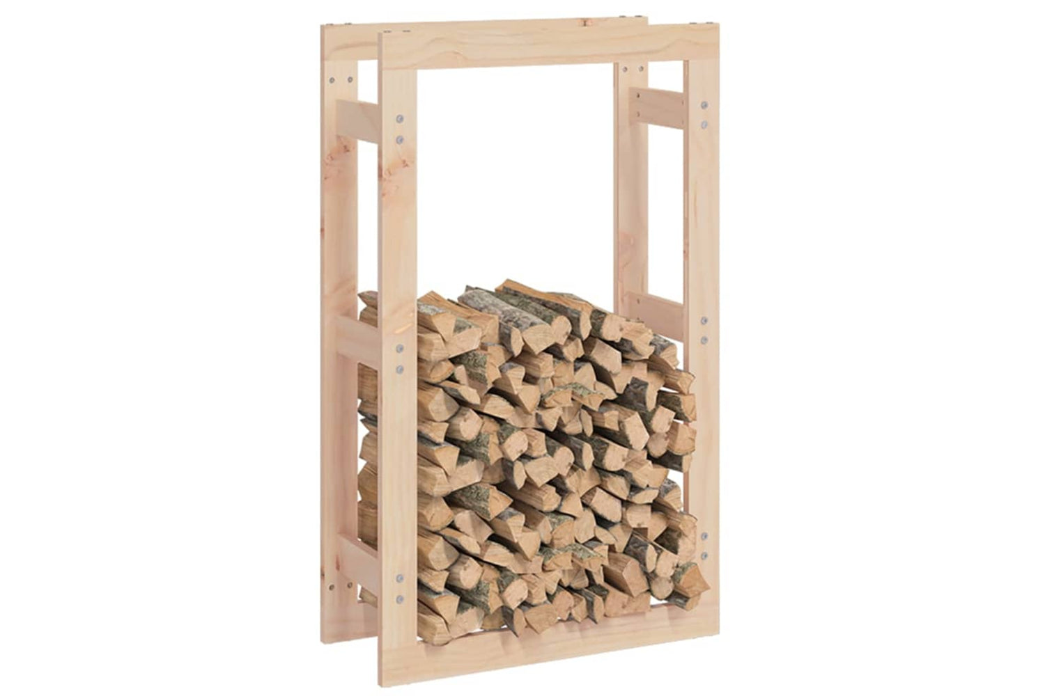 vidaXL 822412 Firewood Rack 60x25x100cm Solid Wood Pine-3