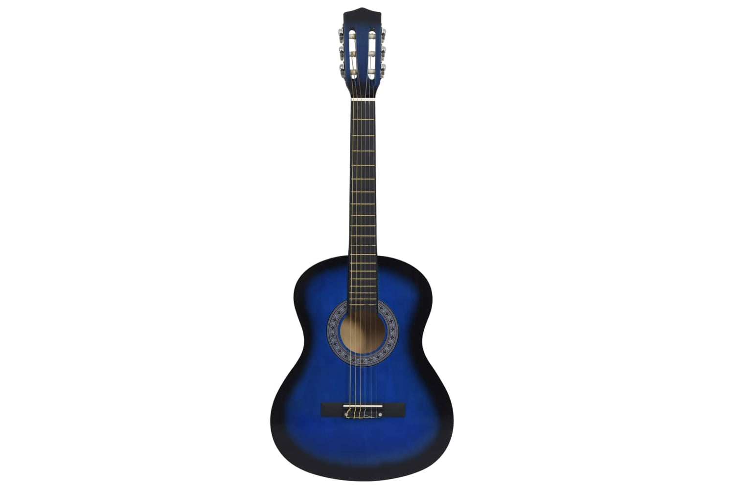 vidaXL 3055888 Classical Guitar For Beginner With Bag Blue 3/4 36"-3