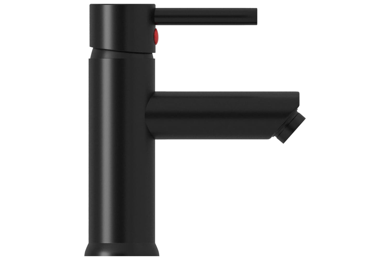 vidaXL 149066 Bathroom Basin Faucet Black 130x176mm-3