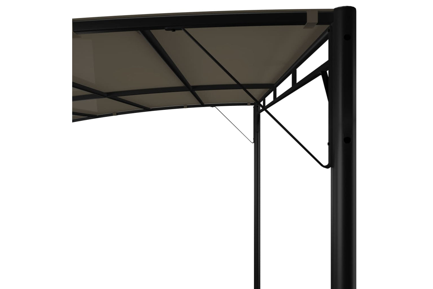 Vidaxl 312254 Garden Sunshade Awning 3x3x2.55 M Taupe-5