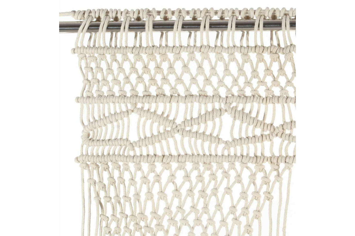 vidaXL 323978 Macrame Curtain 140x240cm Cotton-3