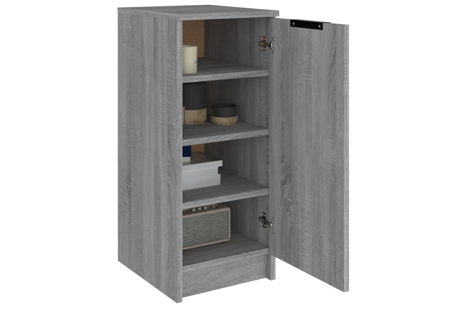 vidaXL 817100 Shoe Cabinet Grey Sonoma 30x35x70cm Engineered Wood-3